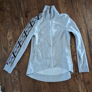 Vintage Puma track jacket Gray New without tags Ladies XS